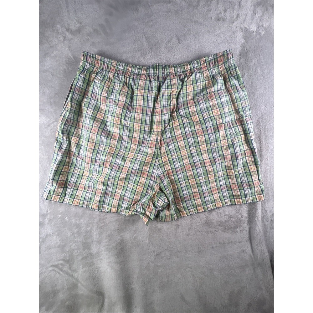 Vintage J. Crew Shorts Plaid Oarsman Chino Size Large‎ Pockets Preppy  Men's - Picture 9 of 11